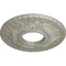 Ekena Millwork Hurley Ceiling Medallion (Fits Canopies up to 7 1/4"), 22 1/8"OD x 7 1/4"ID x 1 3/4"P, Flash Gold CM26HUFLS - alternate 3